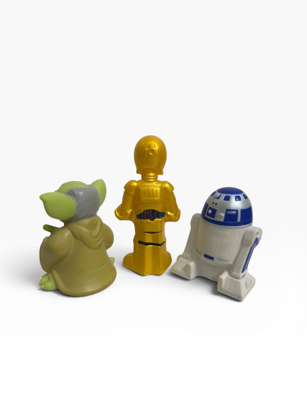 Disney Parks Star Wars Bath Toys Lot C-3PO Vader Yoda R2-D2 Boba Chewbacca - Picture 6 of 11